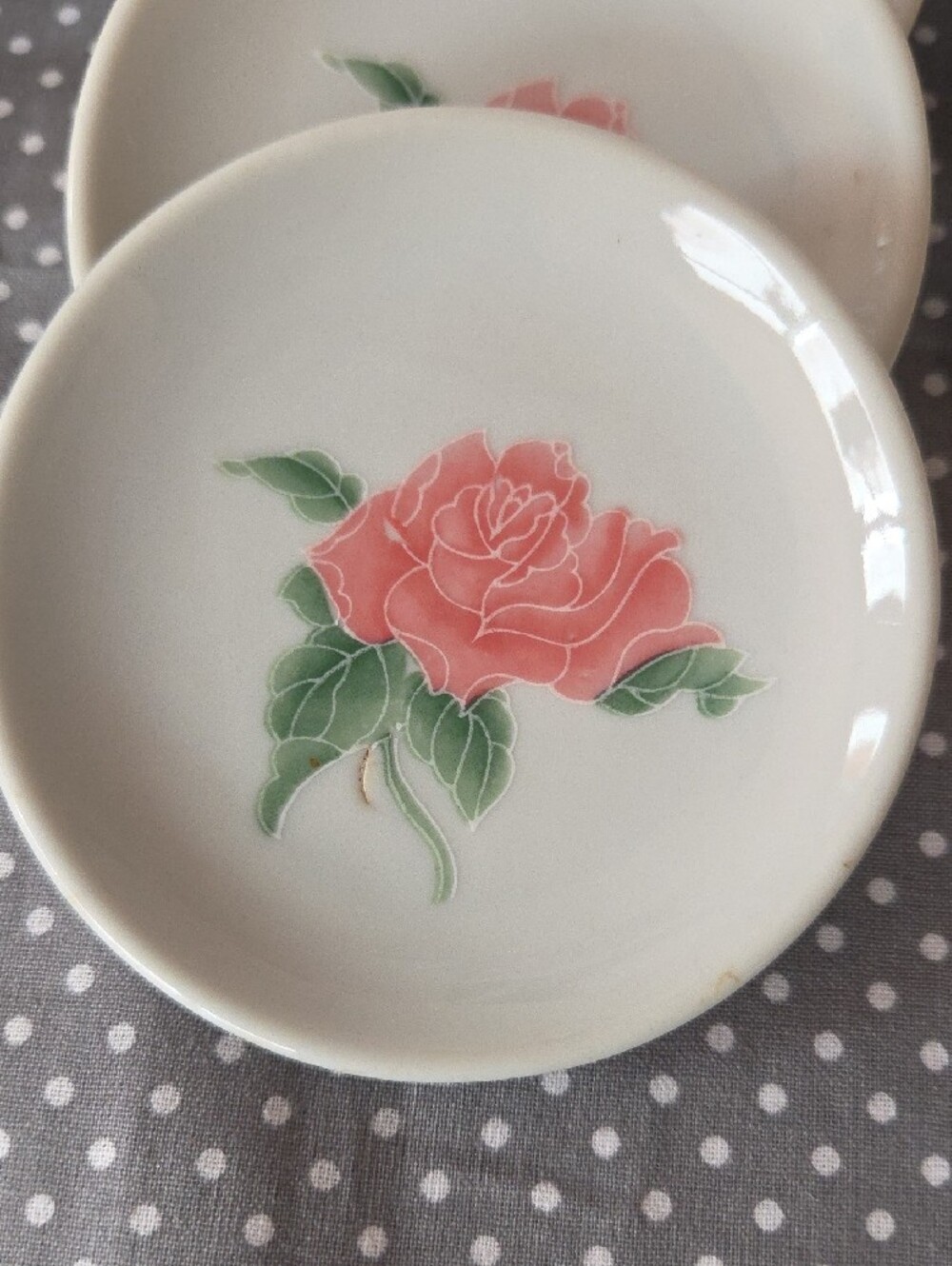 Porcelain Mini Tea Set with Pink Rose Pattern - Picture 14 of 16
